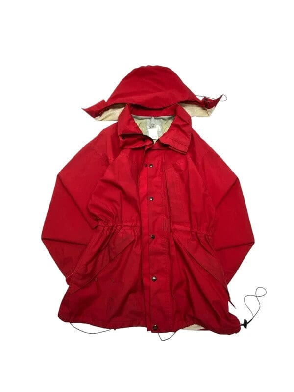 Red The North Face Gore-Tex Raincoat Women's Large Northern Pole Vintage Wholesale 