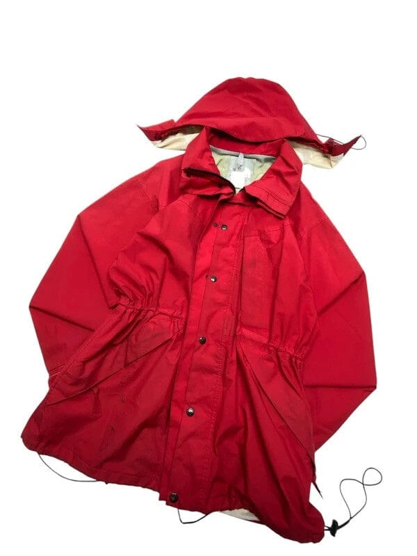 Red The North Face Gore-Tex Raincoat Women's Large Northern Pole Vintage Wholesale 