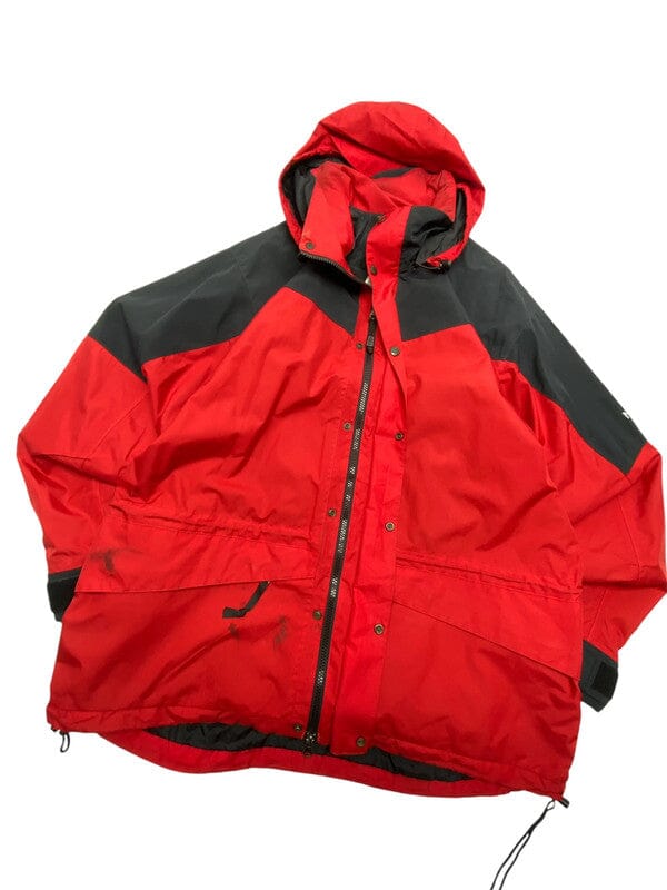 Red The North Face Raincoat Men's Large Northern Pole Vintage Wholesale 