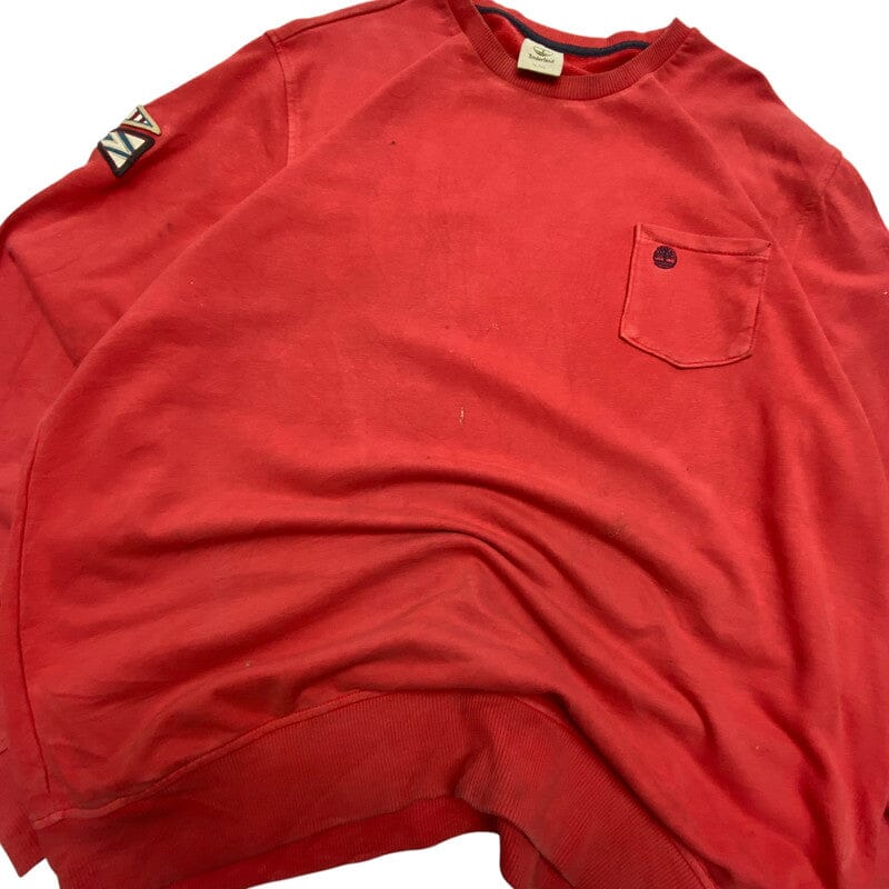 Red Timberland Sweatshirt Men's XL Northern Pole Vintage Wholesale 