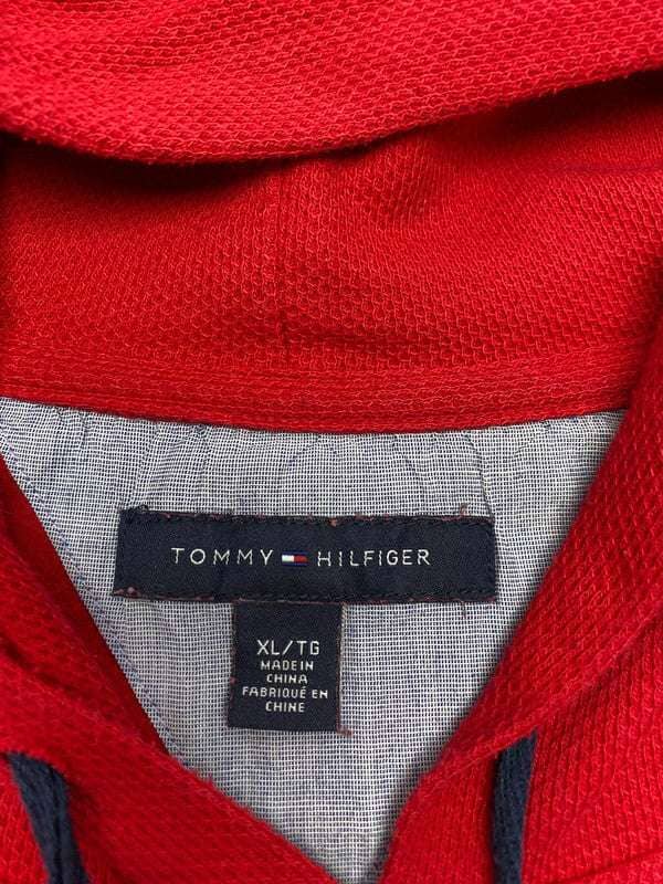 Red Tommy Hilfiger Hoodie Women's XL Northern Pole Vintage Wholesale 