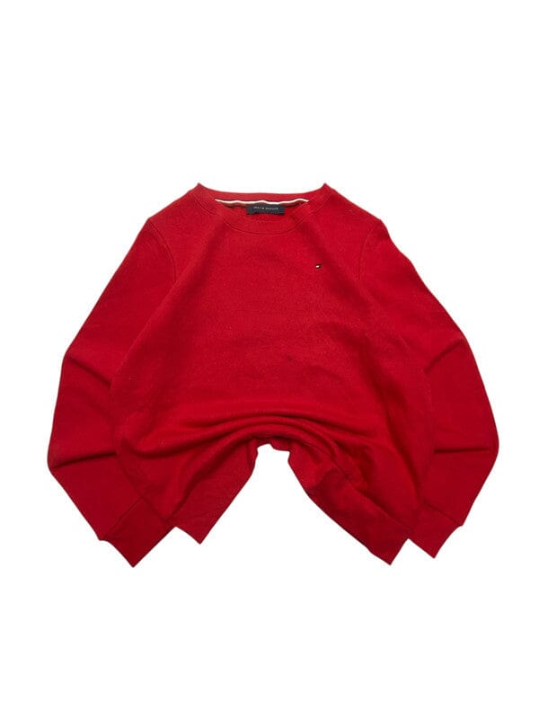 Red Tommy Hilfiger Sweatshirt Men's Small Northern Pole Vintage Wholesale 