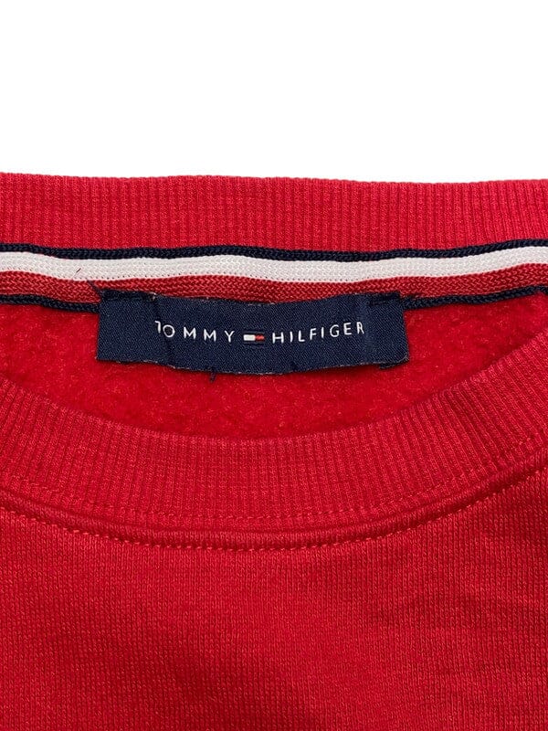 Red Tommy Hilfiger Sweatshirt Men's Small Northern Pole Vintage Wholesale 