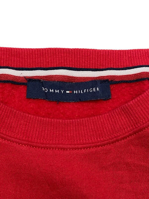 Red Tommy Hilfiger Sweatshirt Men's Small Northern Pole Vintage Wholesale 