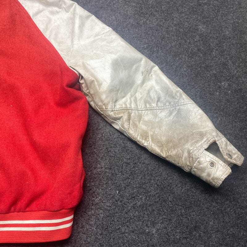 Red Totem Varsity Jacket Men's XL Northern Pole Vintage Wholesale 