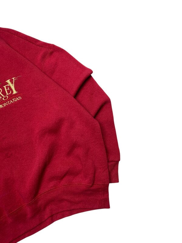 Red TUF Embroidery Sweatshirt Men's Medium Northern Pole Vintage Wholesale 