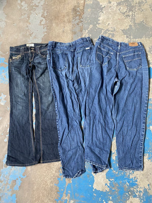 Ubranded Womens Denim Jeans Northern Pole Vintage Wholesale 