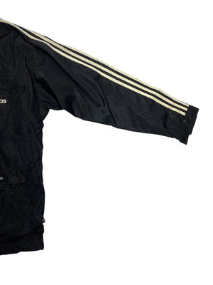 Vintage 90s Black Adidas Windbreaker Men's XL Northern Pole Vintage Wholesale 