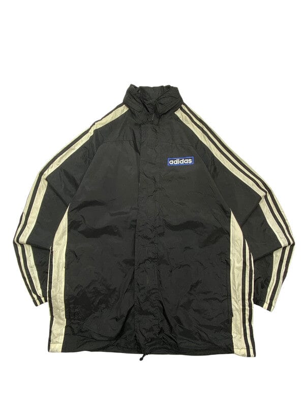 Vintage 90s Black Adidas Windbreaker Men's XL Northern Pole Vintage Wholesale 