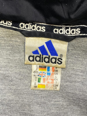 Vintage 90s Black Adidas Windbreaker Men's XL Northern Pole Vintage Wholesale 