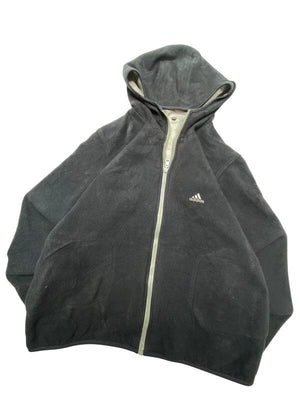 Vintage 90s Black-Grey Adidas Reverse Jacket Men's Small Northern Pole Vintage Wholesale 