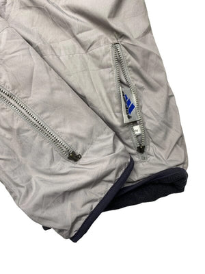 Vintage 90s Black-Grey Adidas Reverse Jacket Men's Small Northern Pole Vintage Wholesale 