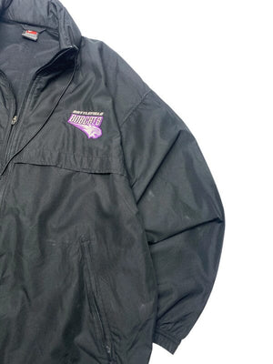 Vintage 90s Black Nike Windbreaker Men's Large Northern Pole Vintage Wholesale 