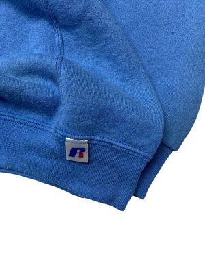 Vintage 90s Blue Russell Athletic Blank Sweatshirt Men's Large Northern Pole Vintage Wholesale 