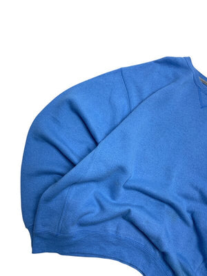 Vintage 90s Blue Russell Athletic Blank Sweatshirt Men's Large Northern Pole Vintage Wholesale 