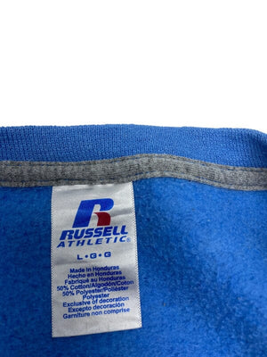 Vintage 90s Blue Russell Athletic Blank Sweatshirt Men's Large Northern Pole Vintage Wholesale 