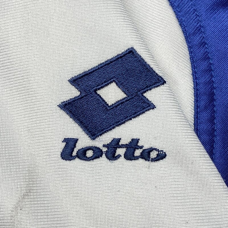 Vintage 90s Navy and White Lotto Track Jacket Men's XXL Northern Pole Vintage Wholesale 