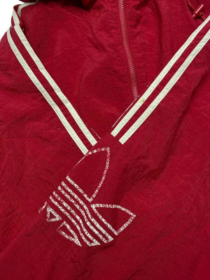 Vintage 90s Red Adidas Padded Jacket Men's XXL Northern Pole Vintage Wholesale 