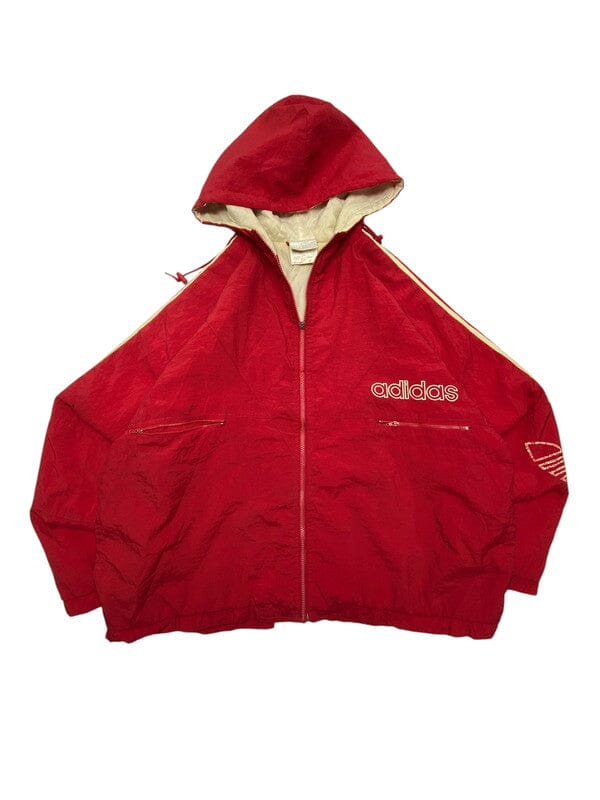 Vintage 90s Red Adidas Padded Jacket Men's XXL Northern Pole Vintage Wholesale 