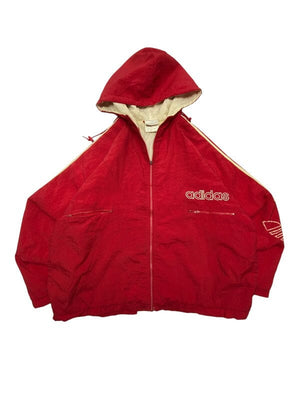 Vintage 90s Red Adidas Padded Jacket Men's XXL Northern Pole Vintage Wholesale 