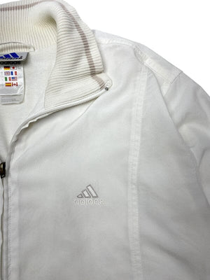 Vintage 90s White Adidas Tracksuit Jacket Men's Large Northern Pole Vintage Wholesale 
