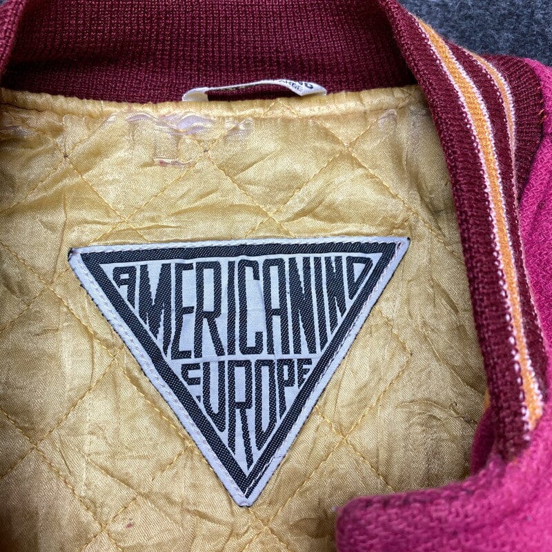 Vintage Americanino Pink Varsity Jacket XL Northern Pole Vintage Wholesale 