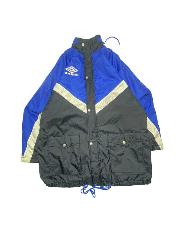Vintage Black-Blue Umbro Windbreaker Men's Large Northern Pole Vintage Wholesale 