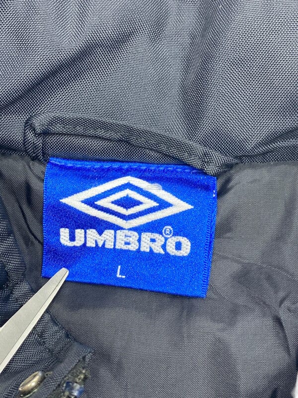 Vintage Black-Blue Umbro Windbreaker Men's Large Northern Pole Vintage Wholesale 