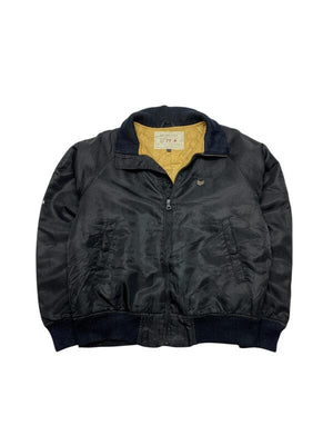 Vintage Black Complices Bomber Jacket Men's Large Northern Pole Vintage Wholesale 