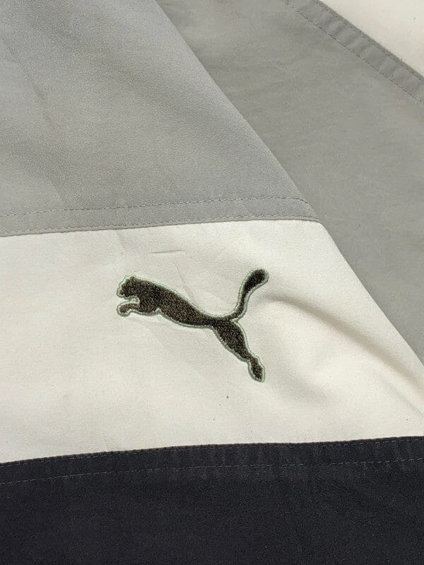 Vintage Black-Grey Puma Windbreaker Men's Large Northern Pole Vintage Wholesale 