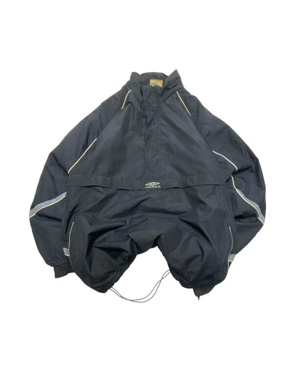 Vintage Black Umbro Anorak Jacket Men's XXL Northern Pole Vintage Wholesale 