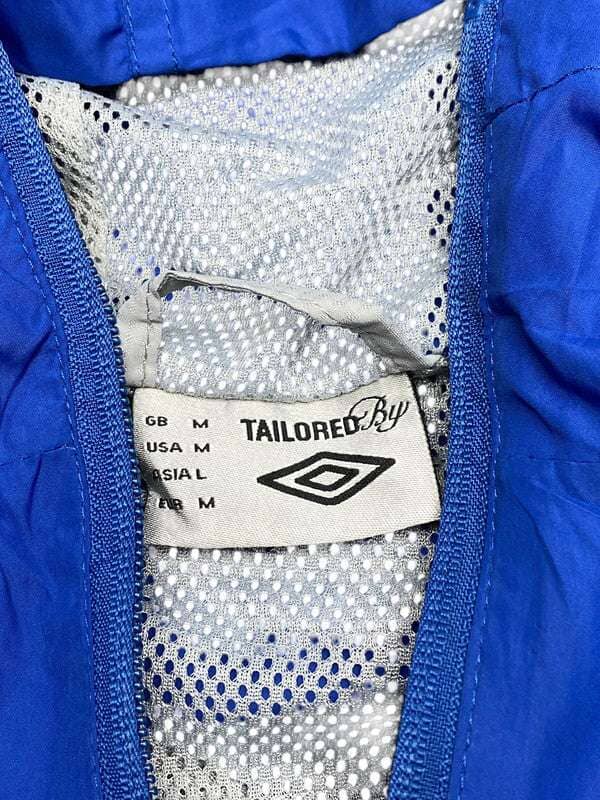 Vintage Blue-Grey Umbro Windbreaker Men's Large Northern Pole Vintage Wholesale 