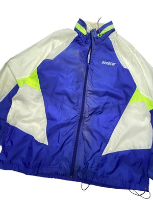 Vintage Blue Nike Windbreaker Men's Large Northern Pole Vintage Wholesale 