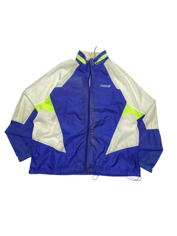 Vintage Blue Nike Windbreaker Men's Large Northern Pole Vintage Wholesale 