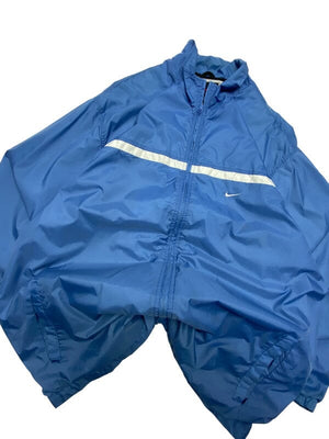 Vintage Blue Nike Windbreaker Men's XXL Northern Pole Vintage Wholesale 