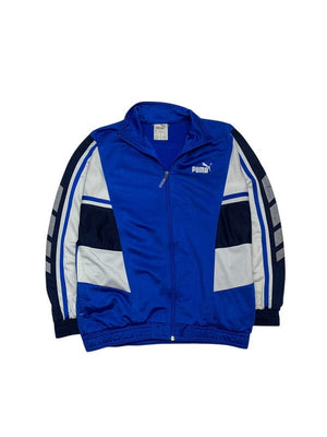 Vintage Blue Puma Windbreaker Youth's Large Northern Pole Vintage Wholesale 