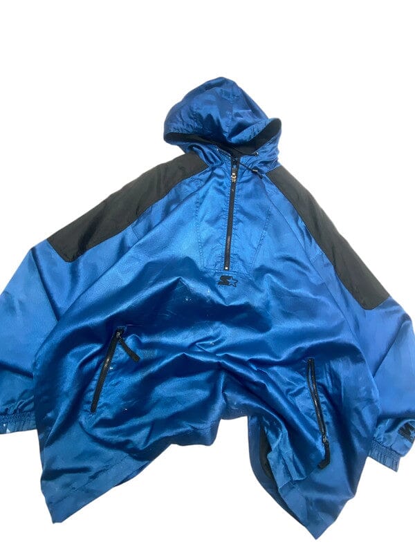 Vintage Blue Starter Anorak Jacket Men's XL Northern Pole Vintage Wholesale 
