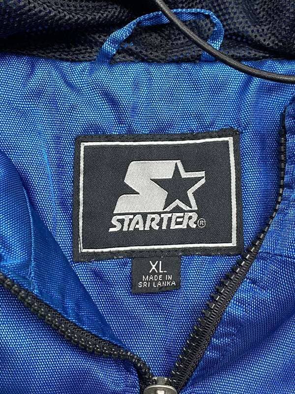 Vintage Blue Starter Anorak Jacket Men's XL Northern Pole Vintage Wholesale 