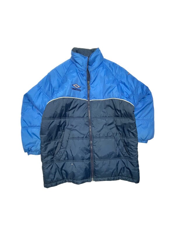 Vintage Blue Umbro Puffer Jacket Men's Small Northern Pole Vintage Wholesale 