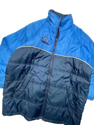Vintage Blue Umbro Puffer Jacket Men's Small Northern Pole Vintage Wholesale 