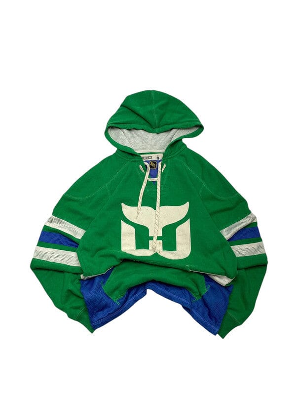 Vintage Green CCM Badge Hoodie Men's Small Northern Pole Vintage Wholesale 