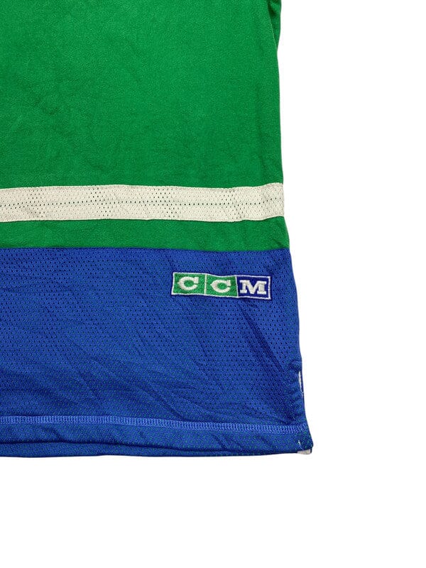 Vintage Green CCM Badge Hoodie Men's Small Northern Pole Vintage Wholesale 