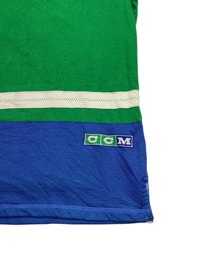 Vintage Green CCM Badge Hoodie Men's Small Northern Pole Vintage Wholesale 