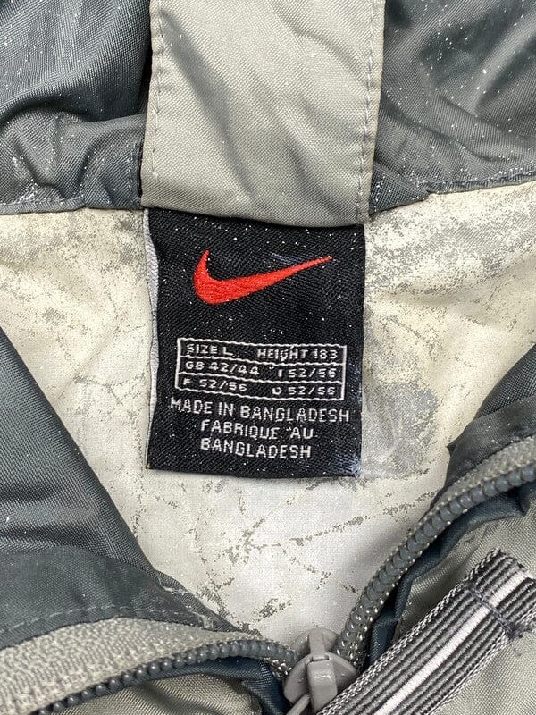 Vintage Grey Nike Raincoat Men's Large Northern Pole Vintage Wholesale 