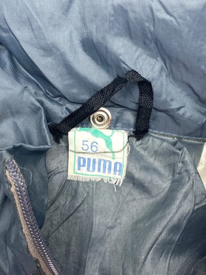 Vintage Grey Puma Windbreaker Men's XL Northern Pole Vintage Wholesale 