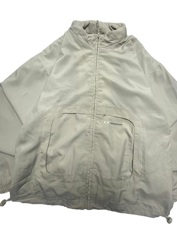 Vintage Grey Reebok Windbreaker Women's XL Northern Pole Vintage Wholesale 