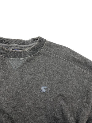 Vintage Grey Starter Chest Logo Sweatshirt Men's Medium Northern Pole Vintage Wholesale 
