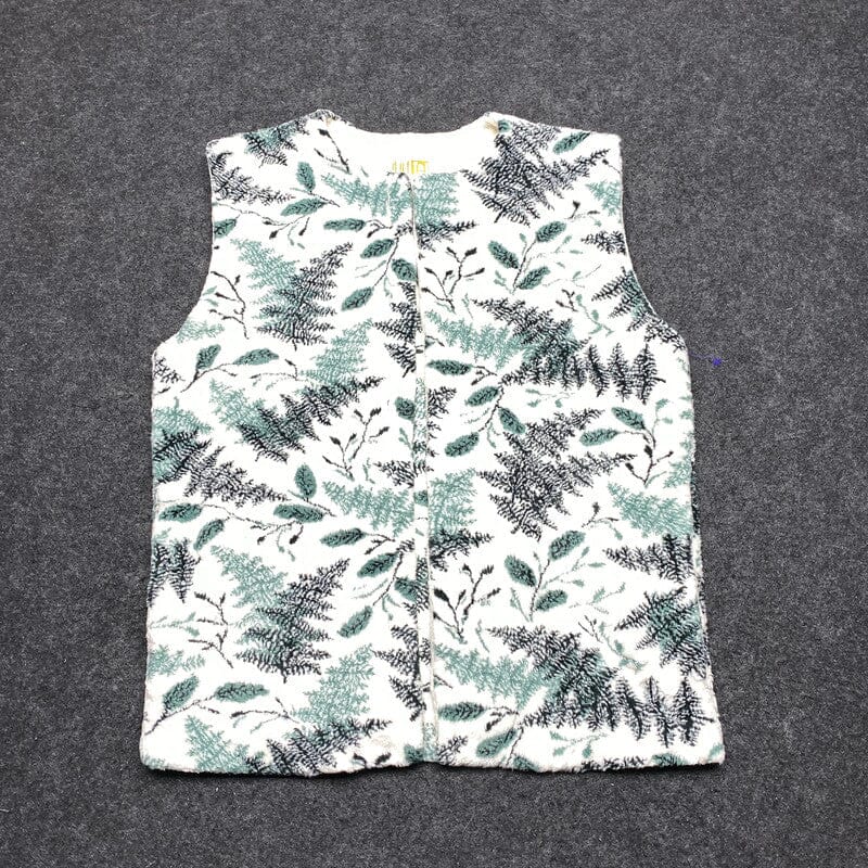 Vintage Multicolour Duffel Fleece Gilet Medium Northern Pole Vintage Wholesale 