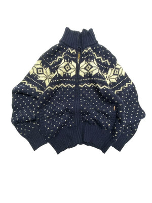 Vintage Navy Cardigan Women's XL Northern Pole Vintage Wholesale 