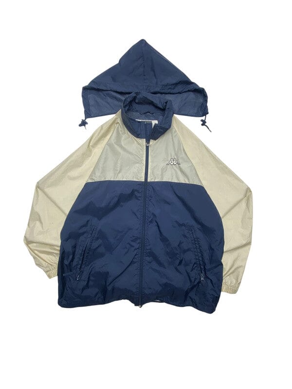 Vintage Navy Kappa Windbreaker Men's Medium Northern Pole Vintage Wholesale 